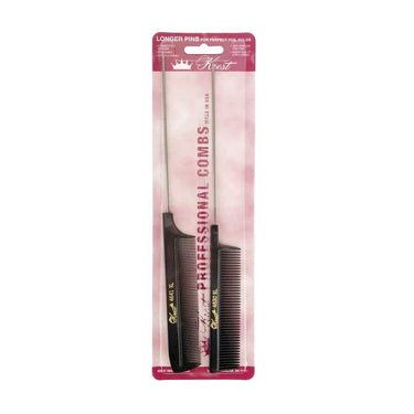 KREST_Professional Combs Long Pins Duo Set_Cosmetic World